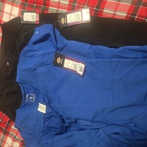 Dickies Blue and Black Scrub Set
